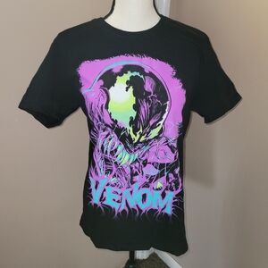 Marvel Venom Black and Purple Graphic Tee